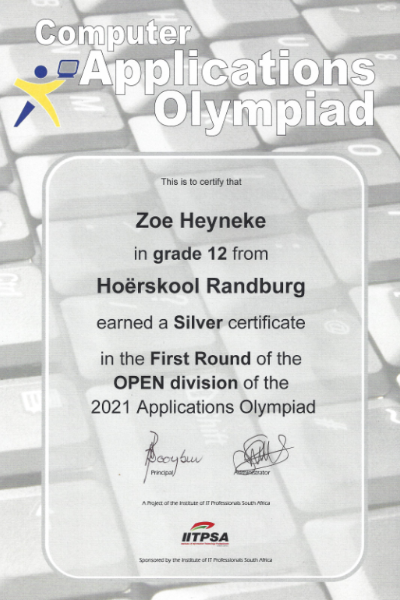 computer applications olympiad