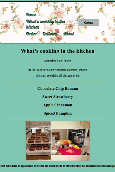 cooking page