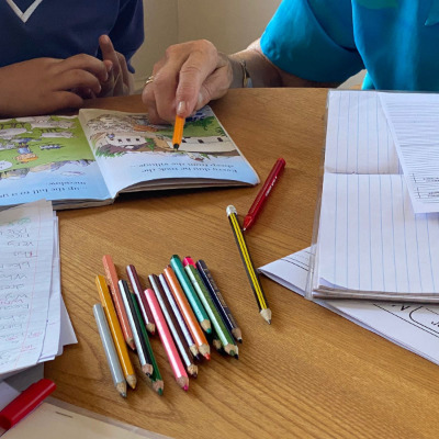 Learner reading